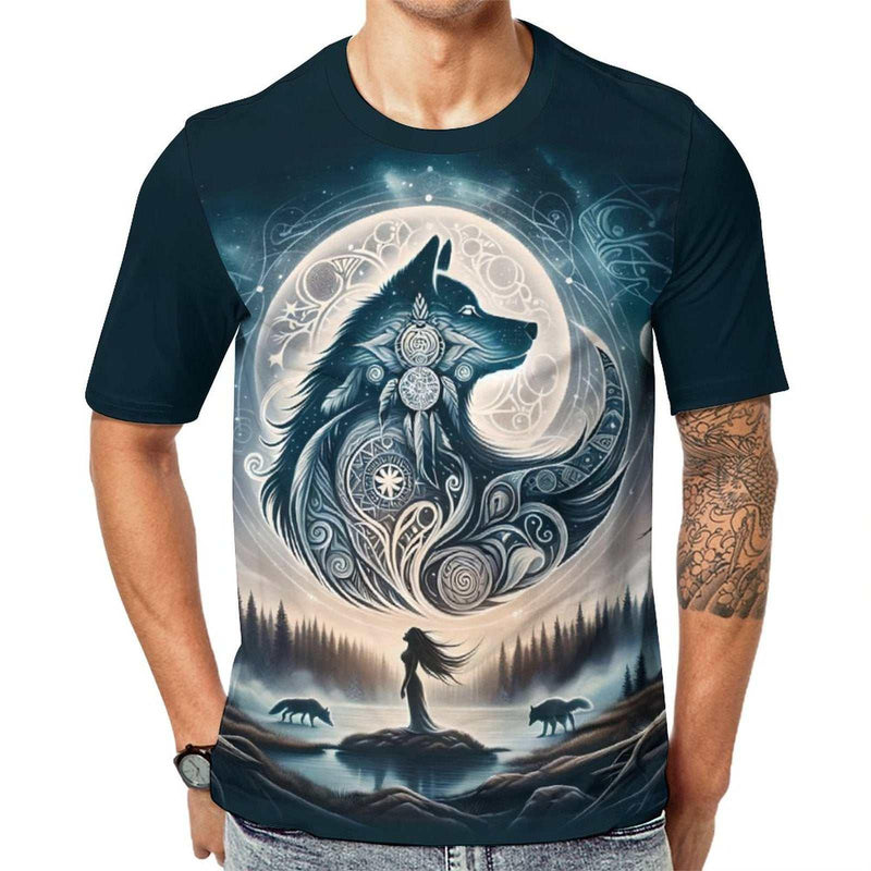 majestic wolf T-Shirt - Swaggy Clothing