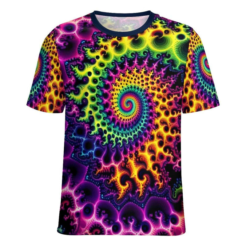 Trippy Fractal T-Shirt - Swaggy Clothing