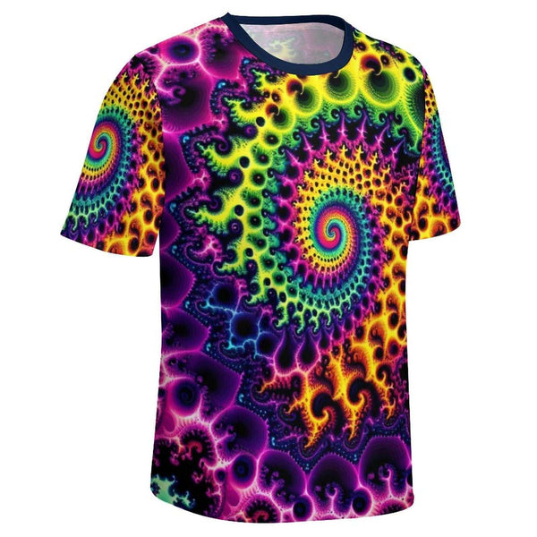 Trippy Fractal T-Shirt - Swaggy Clothing