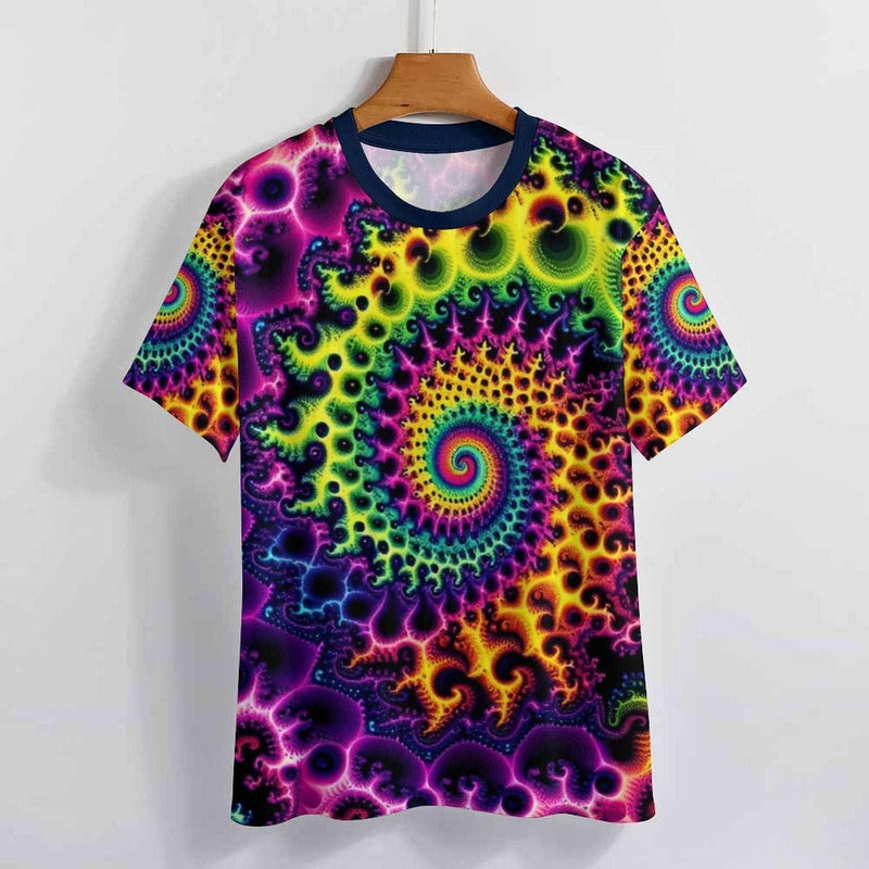 Trippy Fractal T-Shirt - Swaggy Clothing