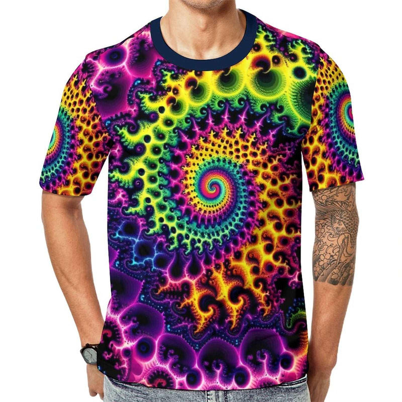 Trippy Fractal T-Shirt - Swaggy Clothing