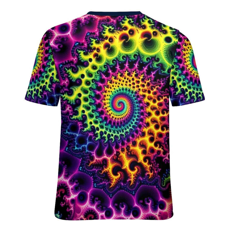 Trippy Fractal T-Shirt - Swaggy Clothing