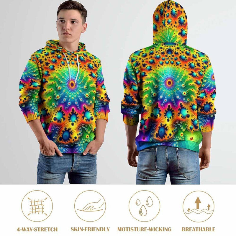 Trippy Psychedelic Hoodie For Sale by Swaggy Clothing - Swaggy Clothing