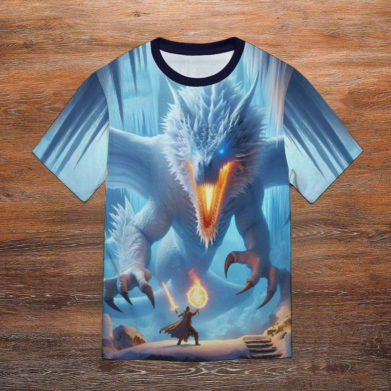 Water Ice Dragon T-Shirt - Swaggy Clothing