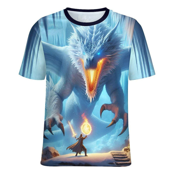 Water Ice Dragon T-Shirt - Swaggy Clothing