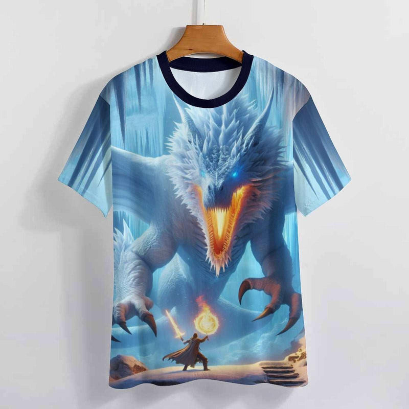 Water Ice Dragon T-Shirt - Swaggy Clothing