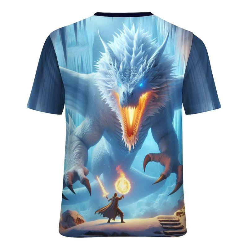 Water Ice Dragon T-Shirt - Swaggy Clothing