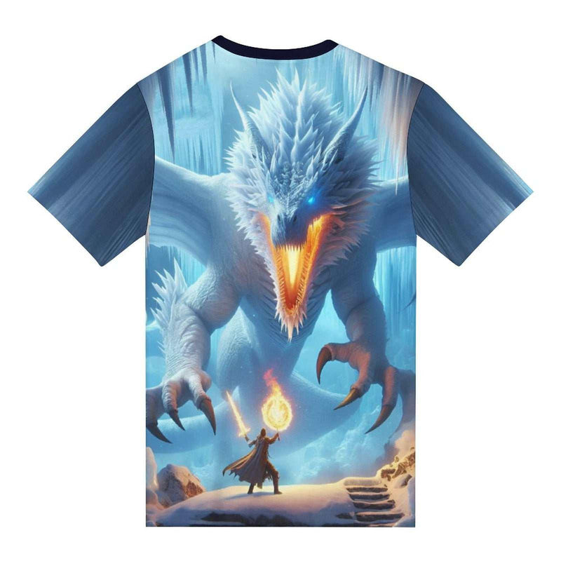 Water Ice Dragon T-Shirt - Swaggy Clothing