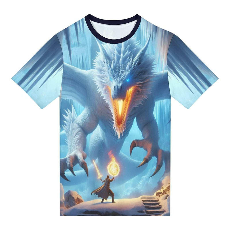 Water Ice Dragon T-Shirt - Swaggy Clothing