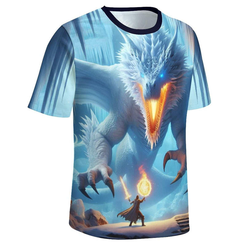 Water Ice Dragon T-Shirt - Swaggy Clothing