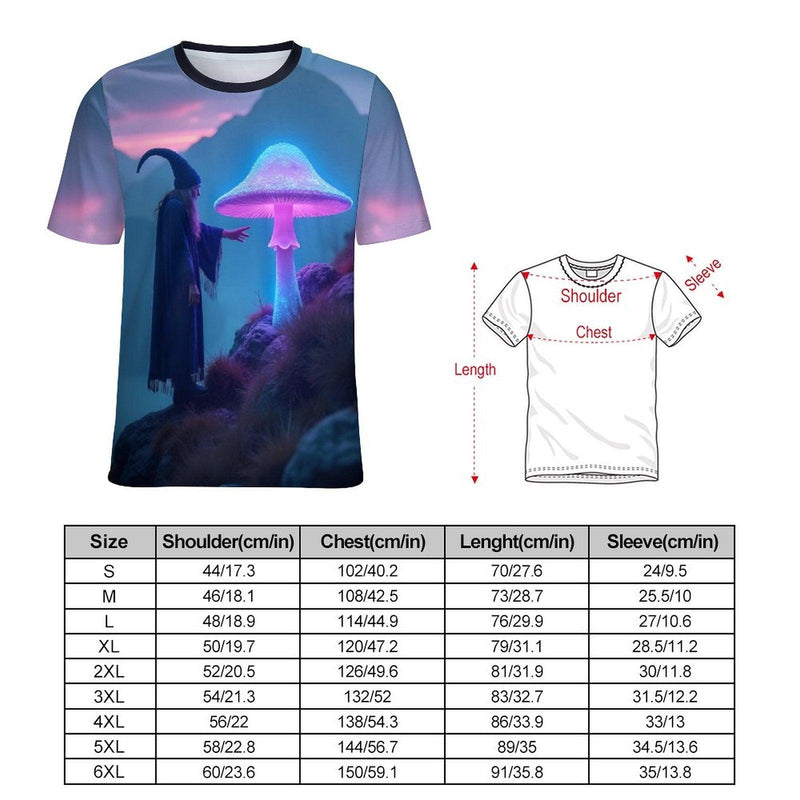 Wizard Mushroom T-Shirt - Swaggy Clothing