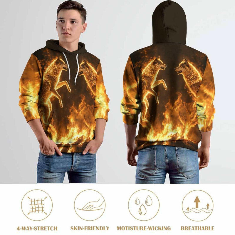 Wolf Spirit Hoodie - Swaggy Clothing