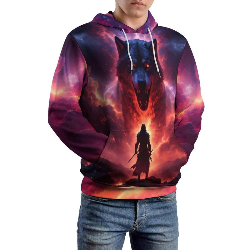 Wolf Warrior Hoodie - Swaggy Clothing