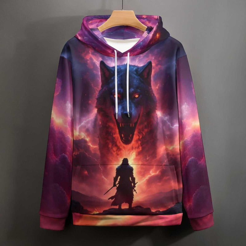 Wolf Warrior Hoodie - Swaggy Clothing