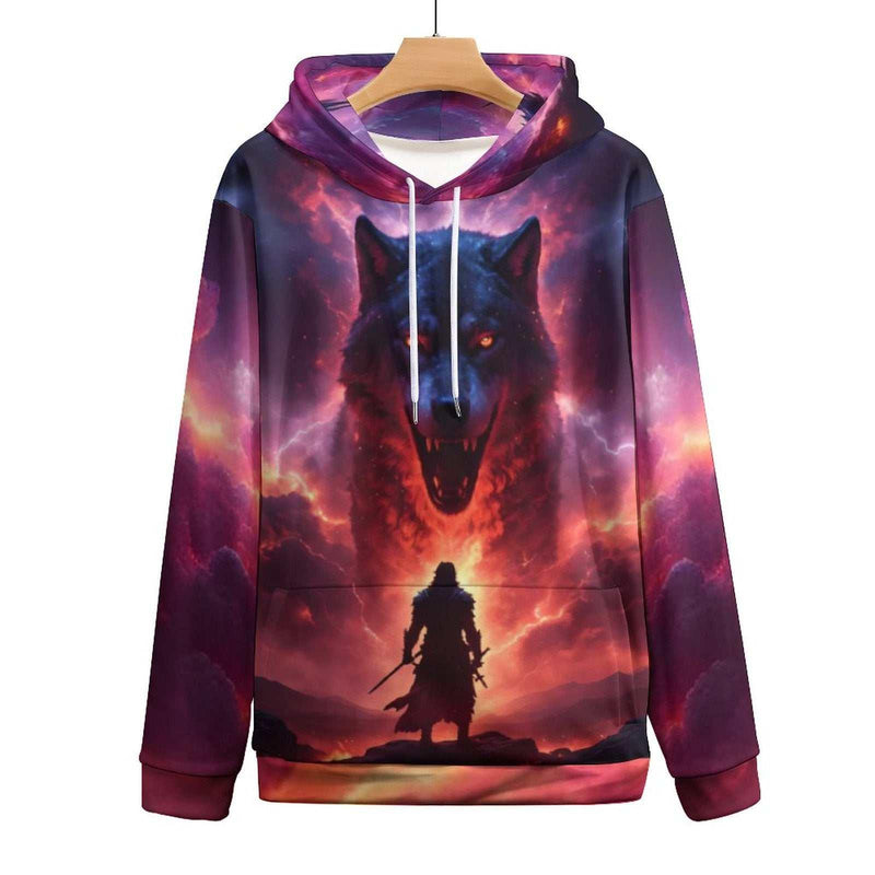 Wolf Warrior Hoodie - Swaggy Clothing