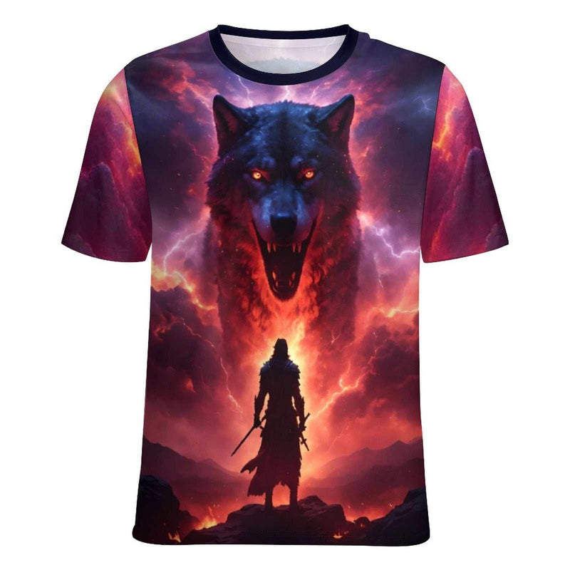 Wolf Warrior T-Shirt - Swaggy Clothing