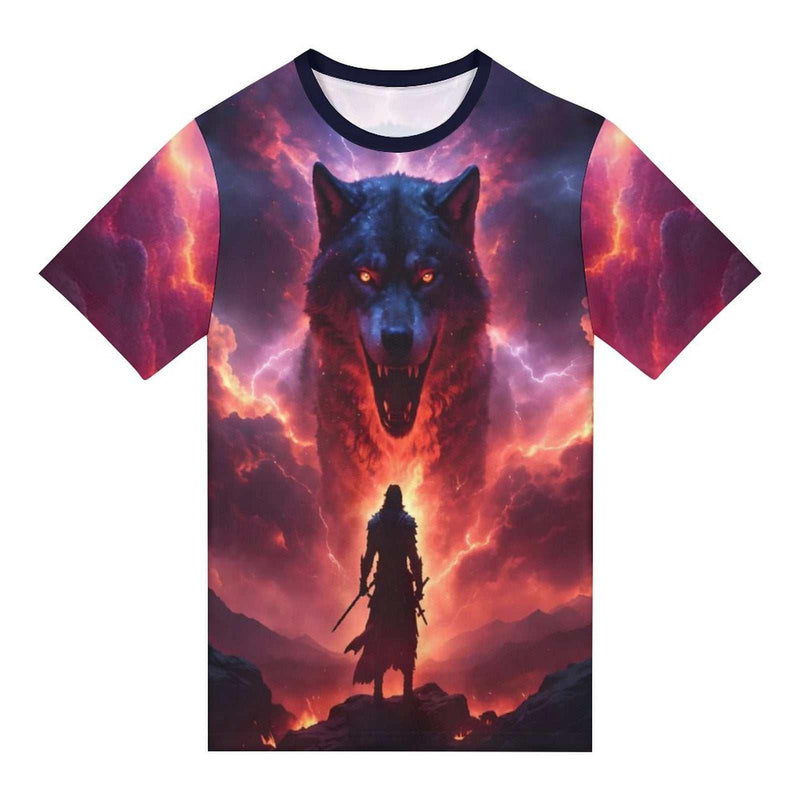 Wolf Warrior T-Shirt - Swaggy Clothing