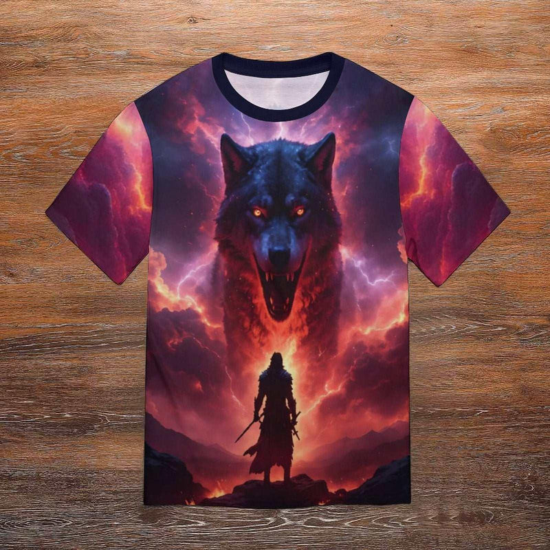 Wolf Warrior T-Shirt - Swaggy Clothing