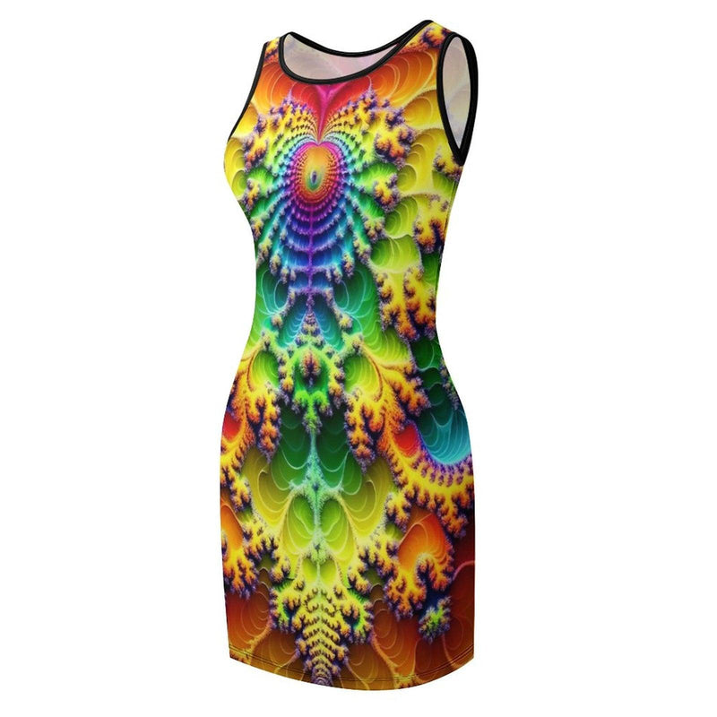 Fractal Mini Dress